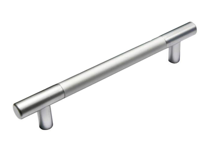 Ручка рейлинг C 15 (  96 мм)  металлик+металлик