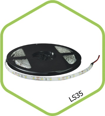 Лента светодиодная LS 35W-30/33 30LED 2.4Вт/м 12В IP33 белая ASD 4680005958849