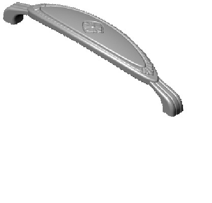 Ручка-скоба FS - 138 128 Cr глянцевый/белый (TS)