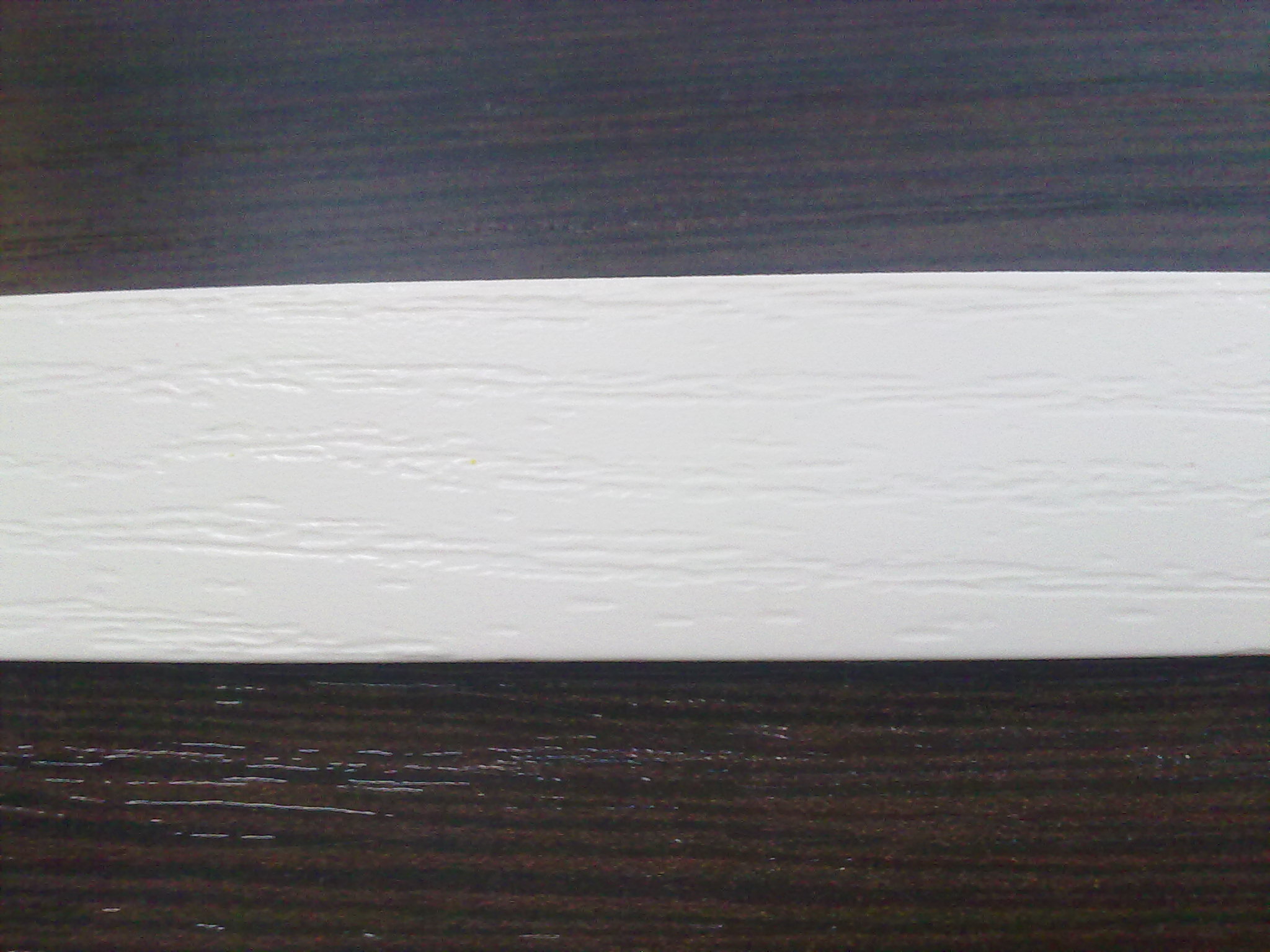 Кромка 2х19  RAL9010 белый с текстурой Рехау TREND